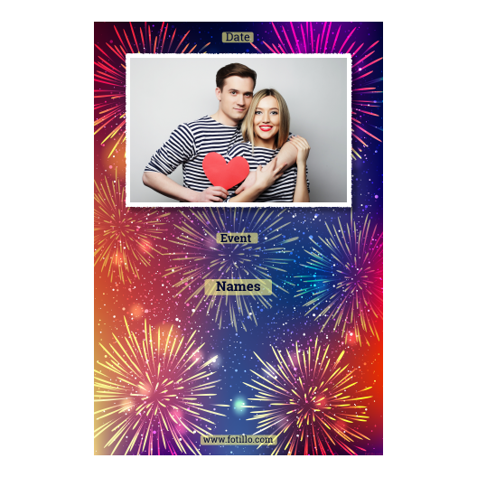 Tło sylwestrowe + fajerwerki + 311 biały z tekstem Tło sylwestrowe + fajerwerki + 311 biały z tekstem