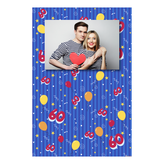 Sześćdziesiątka + balony + 311 brak ramki Sześćdziesiątka + balony + 311 brak ramki