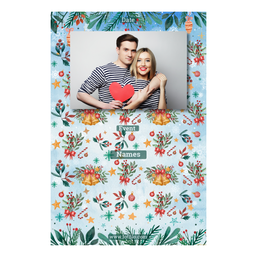 Dzwoneczki świąteczne + dekoracje + 311 brak ramki z tekstem Dzwoneczki świąteczne + dekoracje + 311 brak ramki z tekstem