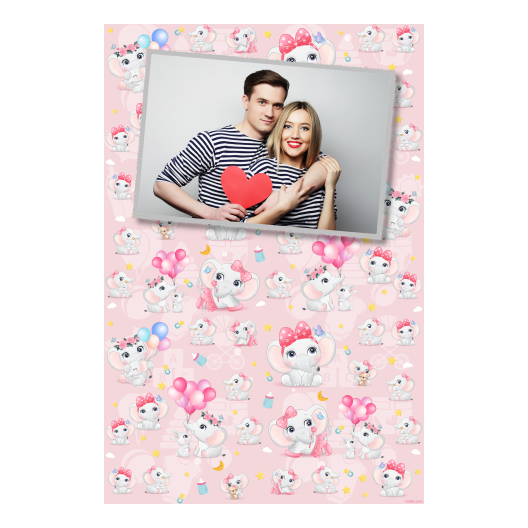 Baby Shower + elephants + 312 silver Baby Shower + elephants + 312 silver