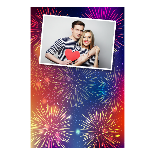 Tło sylwestrowe + fajerwerki + 312 biały Tło sylwestrowe + fajerwerki + 312 biały