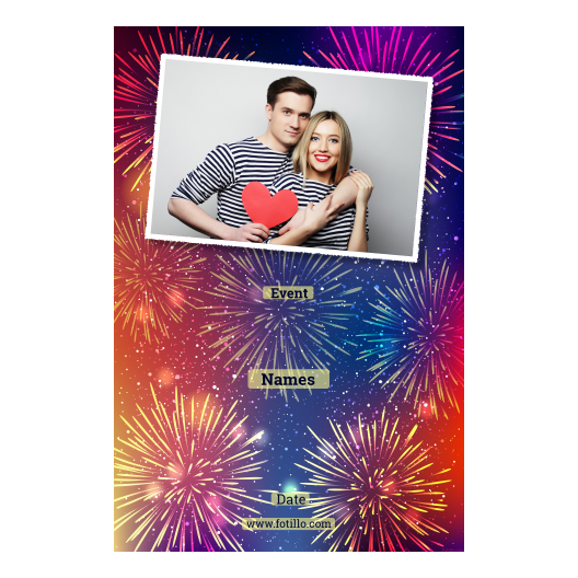 Tło sylwestrowe + fajerwerki + 312 biały z tekstem Tło sylwestrowe + fajerwerki + 312 biały z tekstem