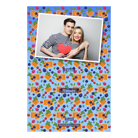 Dzień Gofra + owoce + 312 biały z tekstem Dzień Gofra + owoce + 312 biały z tekstem