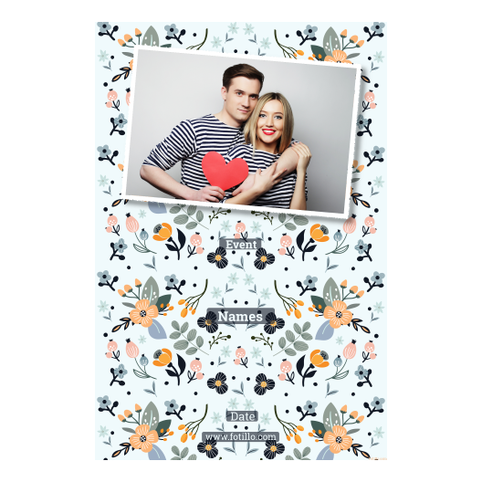 Wesele + kwiaty + 312 biały z tekstem Wesele + kwiaty + 312 biały z tekstem