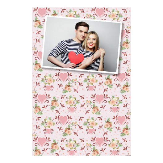 Wesele + kwiaty i serca + 312 biały Wesele + kwiaty i serca + 312 biały