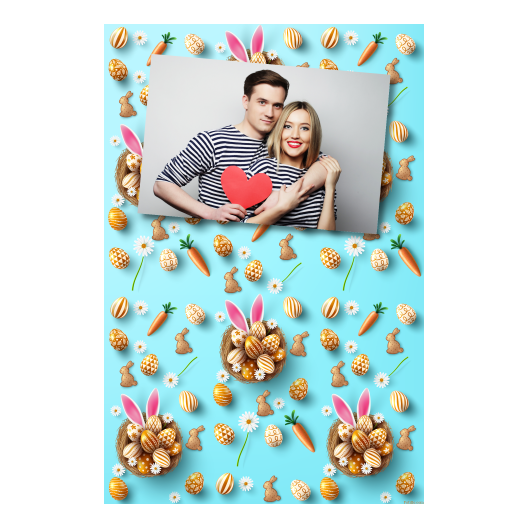 Easter Bunny + easter eggs + 312 no frame