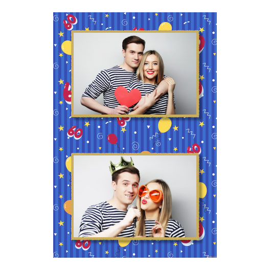 Sześćdziesiątka + balony + 313 złoty Sześćdziesiątka + balony + 313 złoty