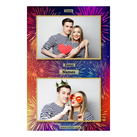 Tło sylwestrowe + fajerwerki + 313 złoty z tekstem Tło sylwestrowe + fajerwerki + 313 złoty z tekstem