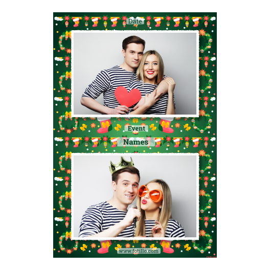 Boże Narodzenie + kwiaty i bombki + 313 biały z tekstem Boże Narodzenie + kwiaty i bombki + 313 biały z tekstem