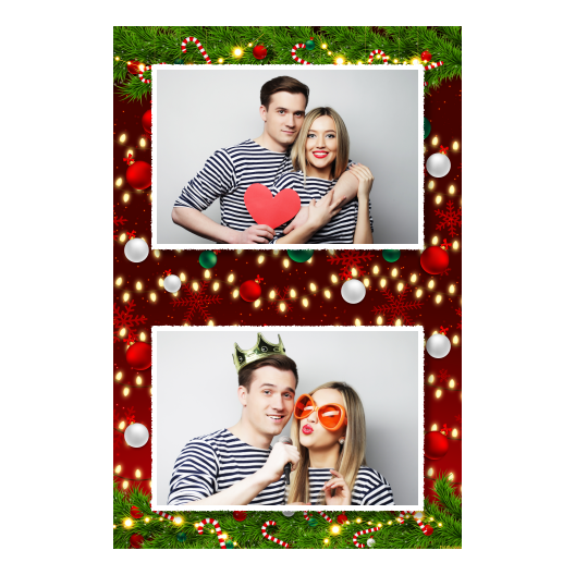 Ozdoby świąteczne + kwiaty i bombki + 313 biały Ozdoby świąteczne + kwiaty i bombki + 313 biały