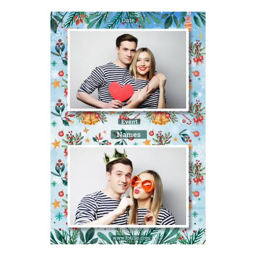 Dzwoneczki świąteczne + dekoracje + 313 biały z tekstem Dzwoneczki świąteczne + dekoracje + 313 biały z tekstem