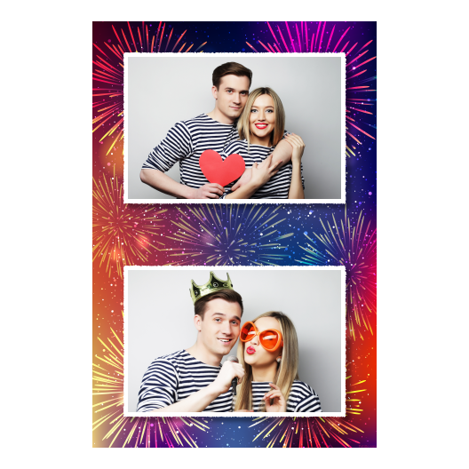 Tło sylwestrowe + fajerwerki + 313 biały Tło sylwestrowe + fajerwerki + 313 biały