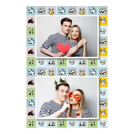 Panda's Day + collage + 313 white Panda's Day + collage + 313 white