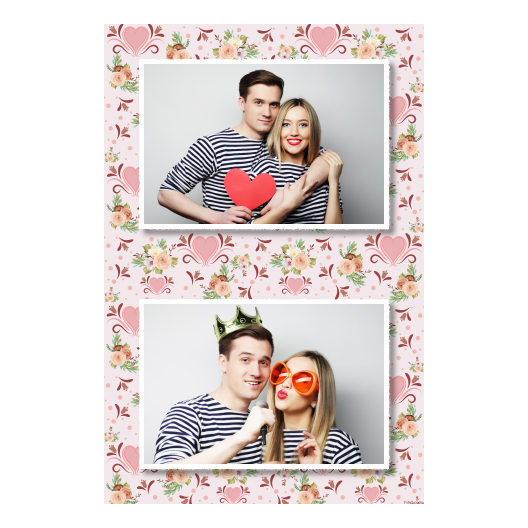 Wesele + kwiaty i serca + 313 biały Wesele + kwiaty i serca + 313 biały