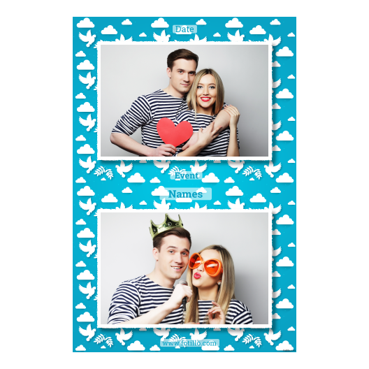 Dzień gołębia + chmury + 313 biały z tekstem Dzień gołębia + chmury + 313 biały z tekstem