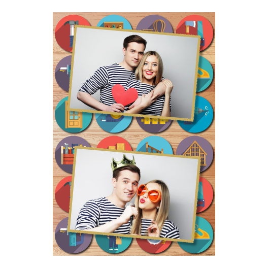 Carpenter's Day + collage + 314 gold