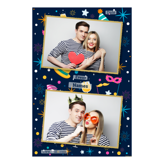 Przyjęcie sylwestrowe + Fajerwerki, gwiazdy + 314 złoty z tekstem Przyjęcie sylwestrowe + Fajerwerki, gwiazdy + 314 złoty z tekstem