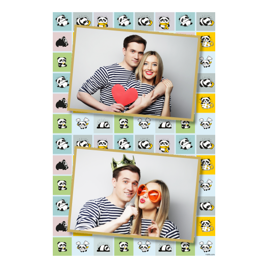 Panda's Day + collage + 314 gold Panda's Day + collage + 314 gold