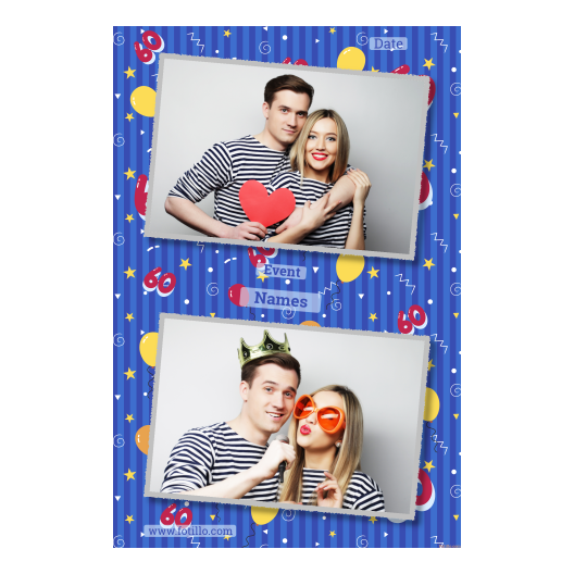 Sześćdziesiątka + balony + 314 z tekstem Sześćdziesiątka + balony + 314 z tekstem