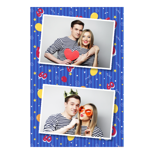 Sześćdziesiątka + balony + 314 biały Sześćdziesiątka + balony + 314 biały