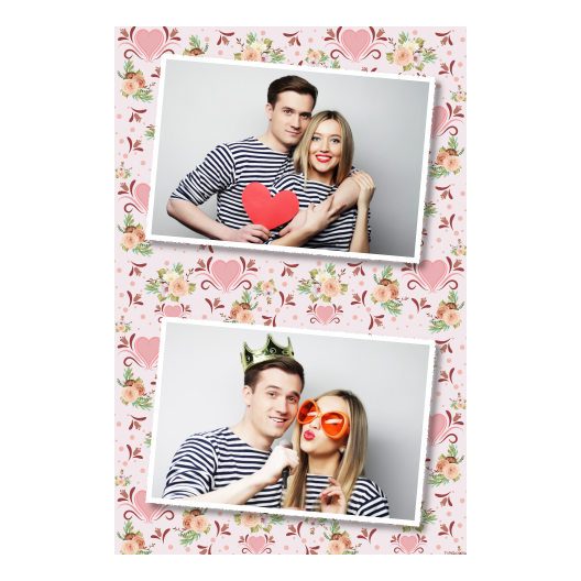 Wesele + kwiaty i serca + 314 biały Wesele + kwiaty i serca + 314 biały