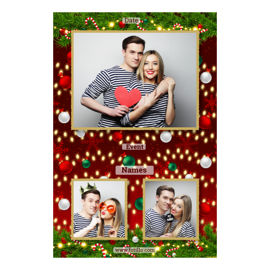 Ozdoby świąteczne + kwiaty i bombki + 315 złoty z tekstem Ozdoby świąteczne + kwiaty i bombki + 315 złoty z tekstem