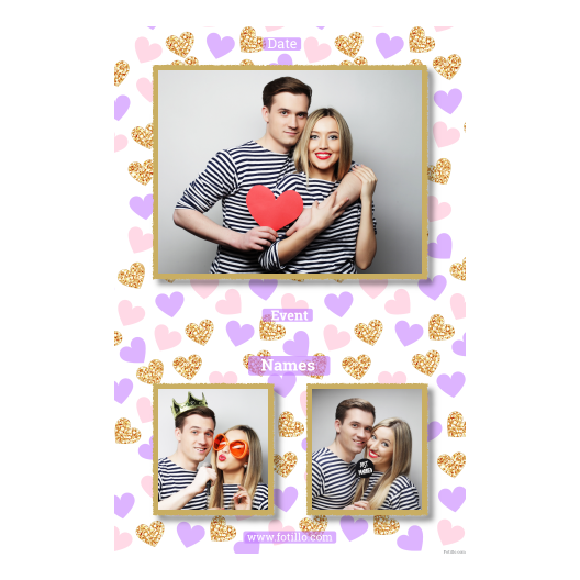 Miłość + serduszka + 315 złoty z tekstem Miłość + serduszka + 315 złoty z tekstem