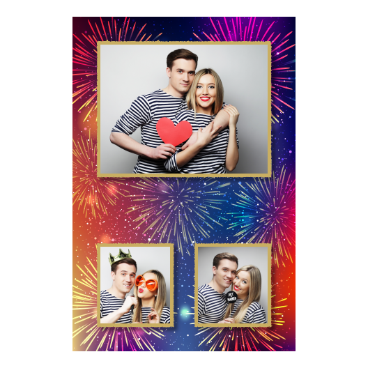 Tło sylwestrowe + fajerwerki + 315 złoty Tło sylwestrowe + fajerwerki + 315 złoty