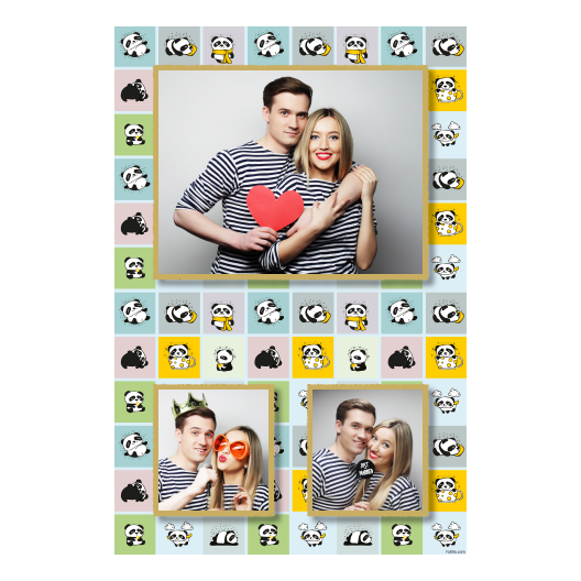 Panda's Day + collage + 315 gold Panda's Day + collage + 315 gold