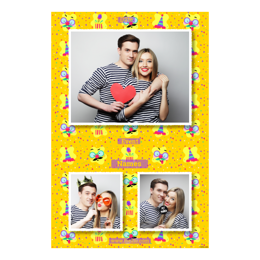 Prima Aprilis + okulary + 315 biały z tekstem Prima Aprilis + okulary + 315 biały z tekstem