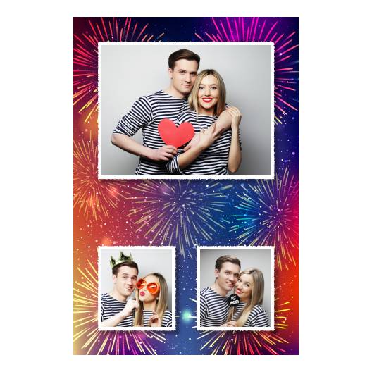 Tło sylwestrowe + fajerwerki + 315 biały Tło sylwestrowe + fajerwerki + 315 biały