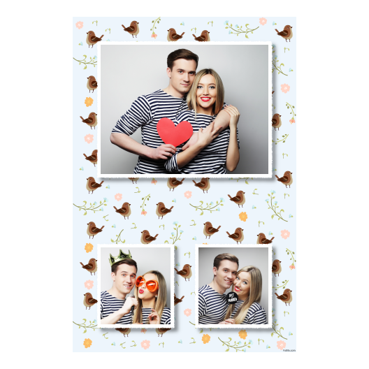 Sparrow Day + flowers + 315 white Sparrow Day + flowers + 315 white