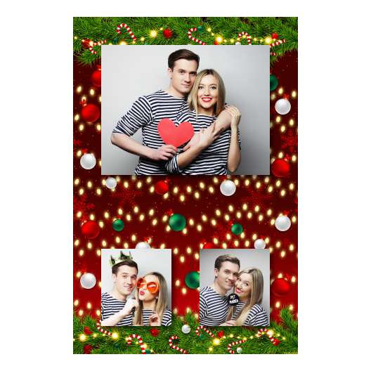 Ozdoby świąteczne + kwiaty i bombki + 315 brak ramki Ozdoby świąteczne + kwiaty i bombki + 315 brak ramki