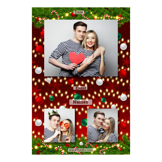 Ozdoby świąteczne + kwiaty i bombki + 315 brak ramki z tekstem Ozdoby świąteczne + kwiaty i bombki + 315 brak ramki z tekstem