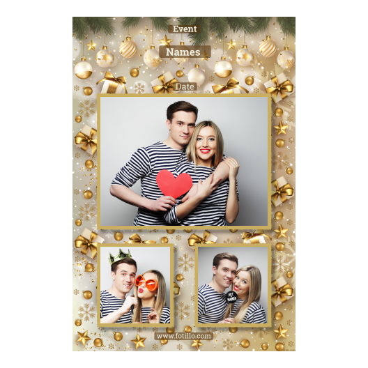 Prezenty świąteczne + bombki + 316 złoty z tekstem Prezenty świąteczne + bombki + 316 złoty z tekstem