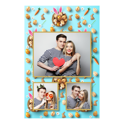 Easter Bunny + easter eggs + 316 gold Easter Bunny + easter eggs + 316 gold