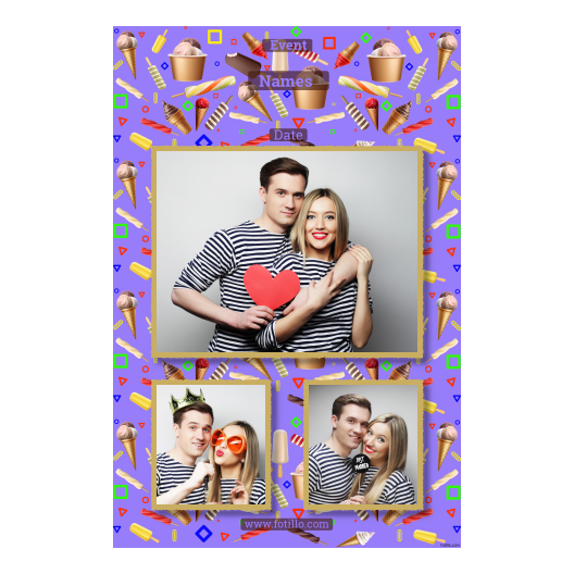 Dzień Lodów + kolaż + 316 złoty z tekstem Dzień Lodów + kolaż + 316 złoty z tekstem