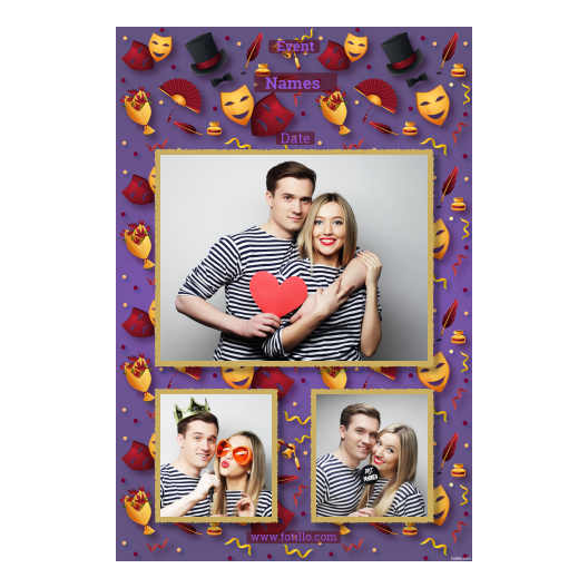 Dzień Teatru + maski + 316 złoty z tekstem Dzień Teatru + maski + 316 złoty z tekstem