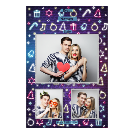 Przyjęcie sylwestrowe + Prezenty, dzwonki, choinka + 316  z tekstem