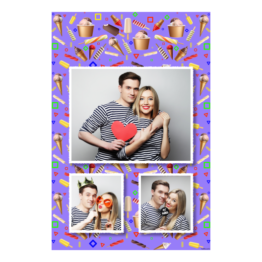 Dzień Lodów + kolaż + 316 biały Dzień Lodów + kolaż + 316 biały