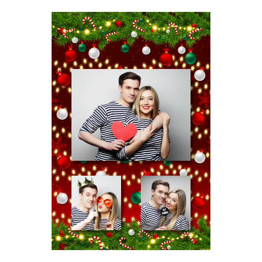 Ozdoby świąteczne + kwiaty i bombki + 316 brak ramki Ozdoby świąteczne + kwiaty i bombki + 316 brak ramki