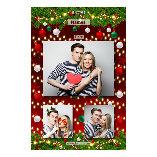 Ozdoby świąteczne + kwiaty i bombki + 316 brak ramki z tekstem Ozdoby świąteczne + kwiaty i bombki + 316 brak ramki z tekstem