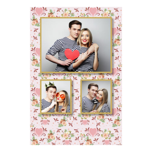 Wesele + kwiaty i serca + 317 złoty Wesele + kwiaty i serca + 317 złoty