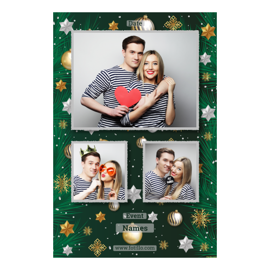 Bożonarodzeniowe gwiazdy + bombki, model 317 z tekstem Bożonarodzeniowe gwiazdy + bombki, model 317 z tekstem