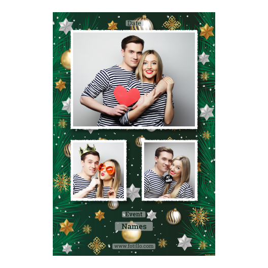 Bożonarodzeniowe gwiazdy + bombki, model 317 biały z tekstem Bożonarodzeniowe gwiazdy + bombki, model 317 biały z tekstem