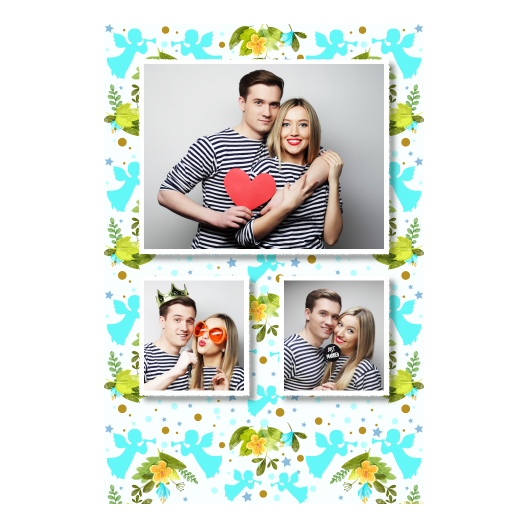 Pierwsza Komunia Święta + Kwiaty, anioły + 317 biały Pierwsza Komunia Święta + Kwiaty, anioły + 317 biały