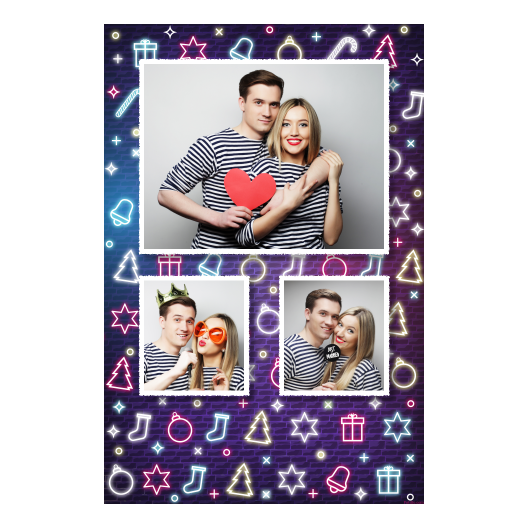 Przyjęcie sylwestrowe + Prezenty, dzwonki, choinka + 317 biały Przyjęcie sylwestrowe + Prezenty, dzwonki, choinka + 317 biały