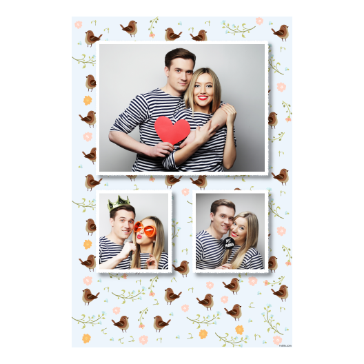 Sparrow Day + flowers + 317 white