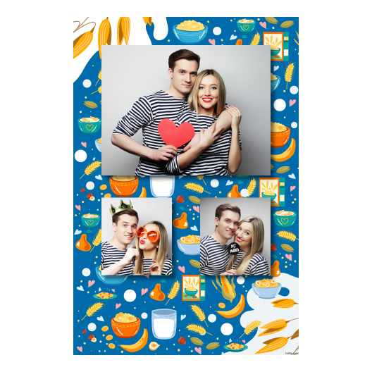 Cereal Day + flakes + model 317 no frame Cereal Day + flakes + model 317 no frame