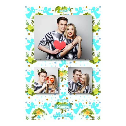 Pierwsza Komunia Święta + Kwiaty, anioły + 317 brak ramki z tekstem Pierwsza Komunia Święta + Kwiaty, anioły + 317 brak ramki z tekstem